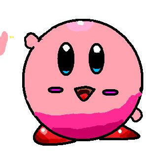 Microsoft Paint Kirby circa 2012