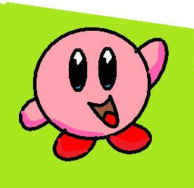 Microsoft Paint Kirby circa 2012