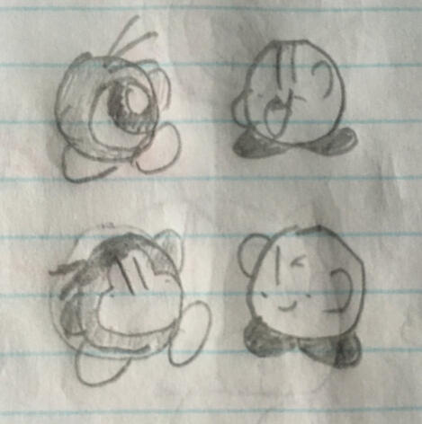 Kirby, Bandana Waddle Dee and Waddle Doo