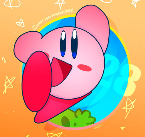 Kirby 28th Anniversary tribute