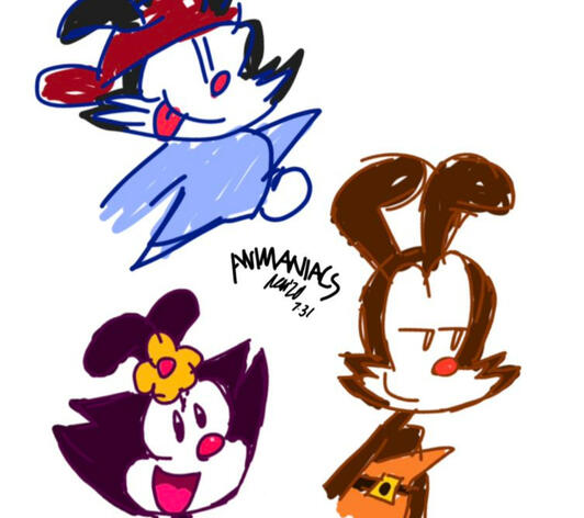 Yakko, Wakko and Dot Warner