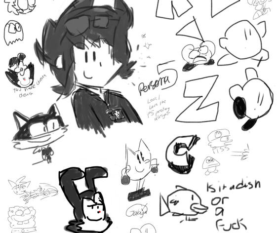 Stylus test doodles