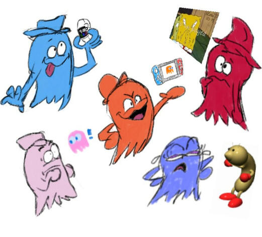 Hanna-Barbera Pac-Man Ghost Monsters